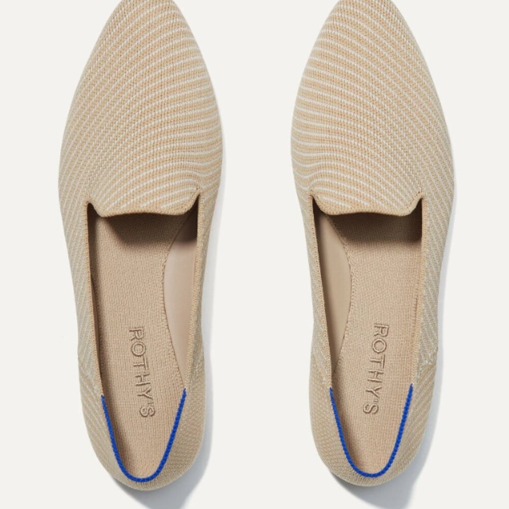 Rothy's Chai Twill "The Almond Loafer" - BRAND NEW